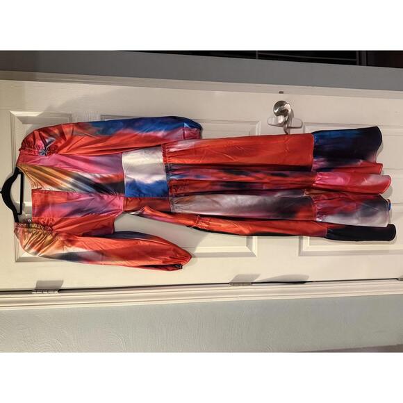 NWT The Drop Womens Multi Asymmetrical Neck Cut-Out Dress Size Small - Picture 6 of 10